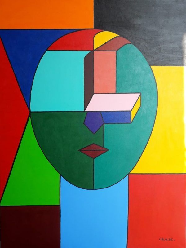 CABALLERO - Acrílico sobre lienzo - 80 x 60 cm
