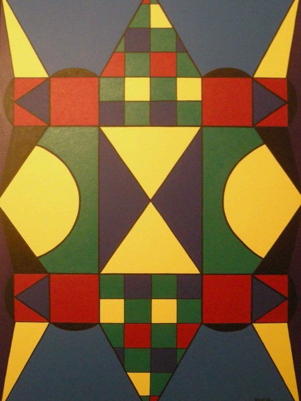 COMPOSICIÓN GEOMÉTRICA - Acrílico sobre lienzo