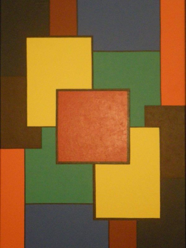 COMPOSICIÓN GEOMÉTRICA - Acrílico sobre lienzo