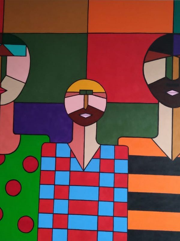 FAMILIA - Acrílico sobre lienzo - 100 x 70 cm