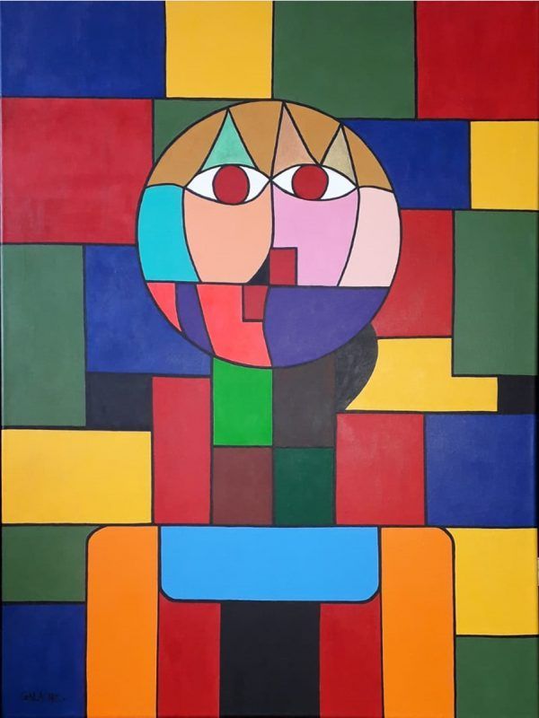 NIÑO - Acrílico sobre lienzo - 60 x 80 cm