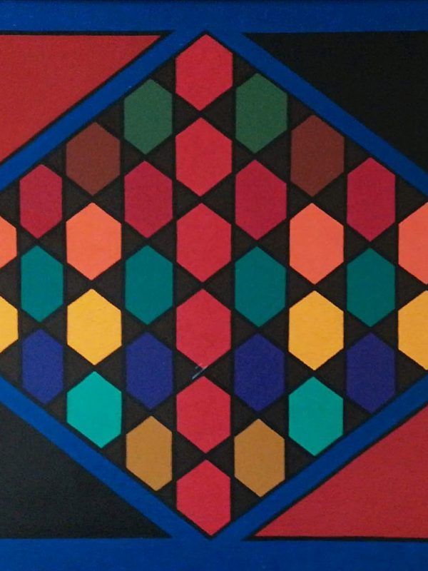 COMPOSICIÓN GEOMÉTRICA- Acrílico sobre lienzo - 60 x 80 cm (Colección privada)