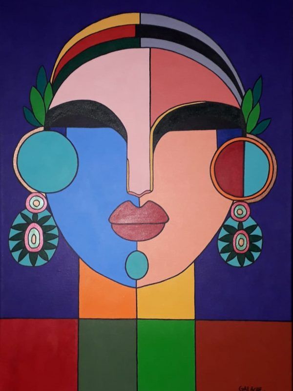 MUJER - Acrílico sobre lienzo - 70 x 50 cm