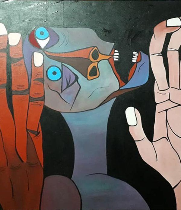 DESESPERACIÓN- Acrílico sobre lienzo - 80 x 60 cm