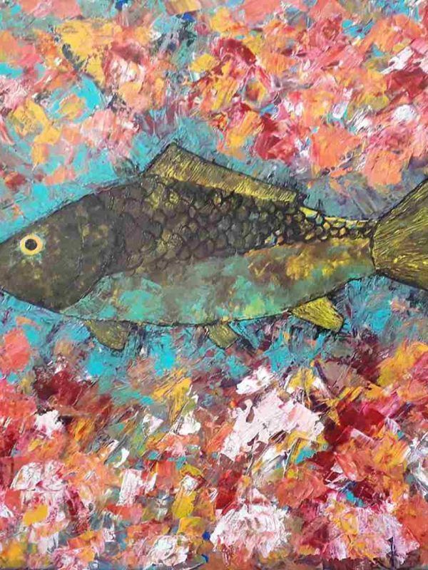 PEZ - Acrílico sobre lienzo - 70 x 50 cms