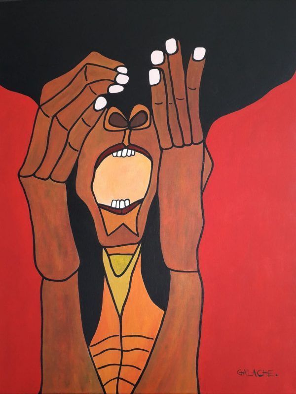 EL GRITO - Acrílico sobre lienzo - 70 x 50 cm