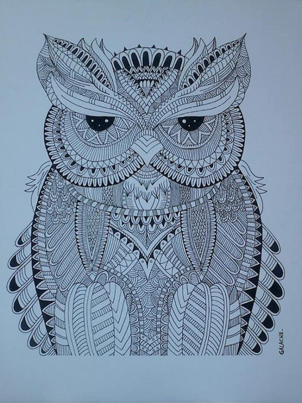 BÚHO - Tinta (Colección privada)