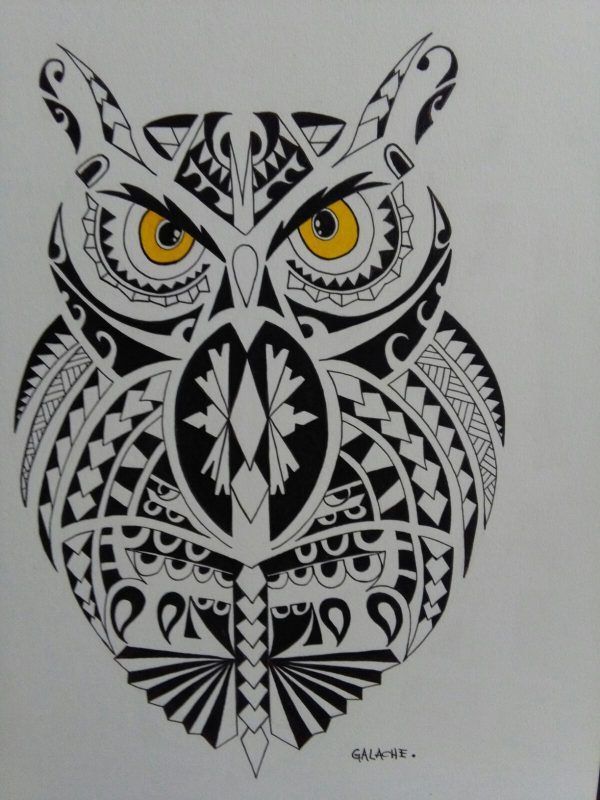 BÚHO - Tinta - 30 x 40 cm