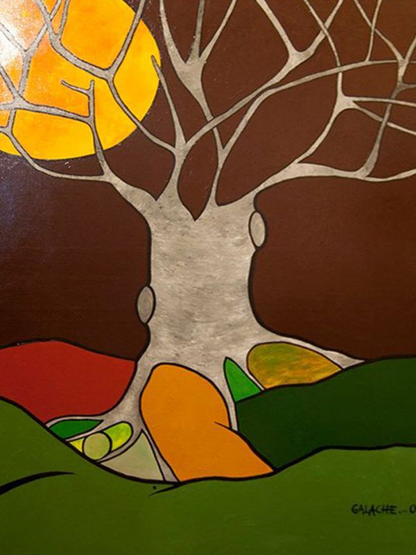 ÁRBOL MUERTO - Acrílico sobre lienzo