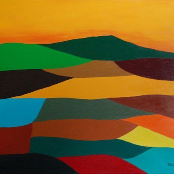 PAISAJE - Acrílico sobre lienzo