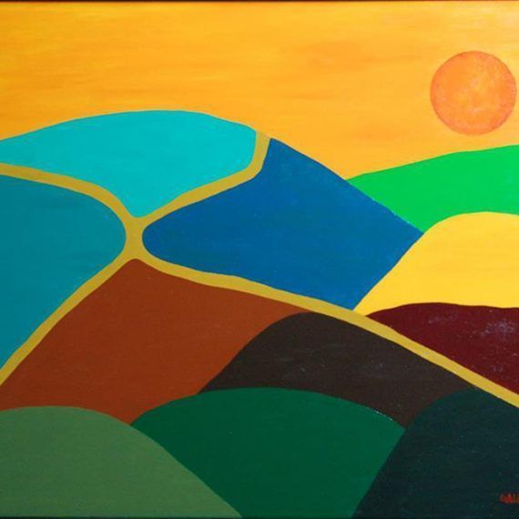 PAISAJE - Acrílico sobre lienzo