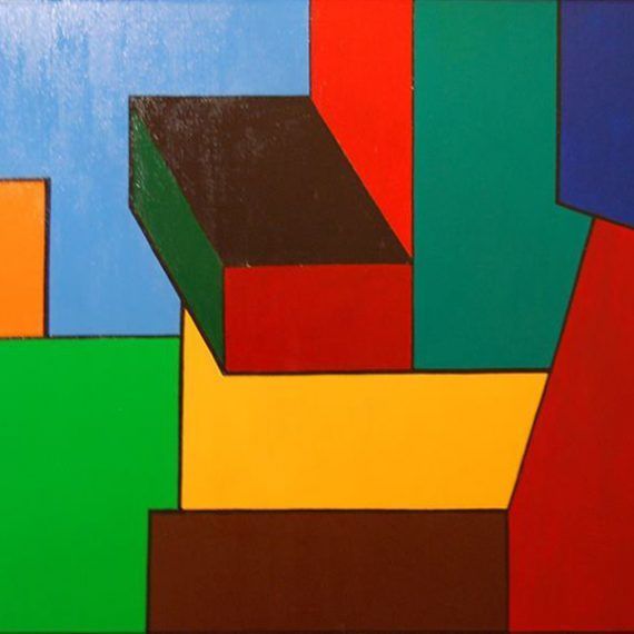 COMPOSICIÓN GEOMÉTRICA - Acrílico sobre lienzo