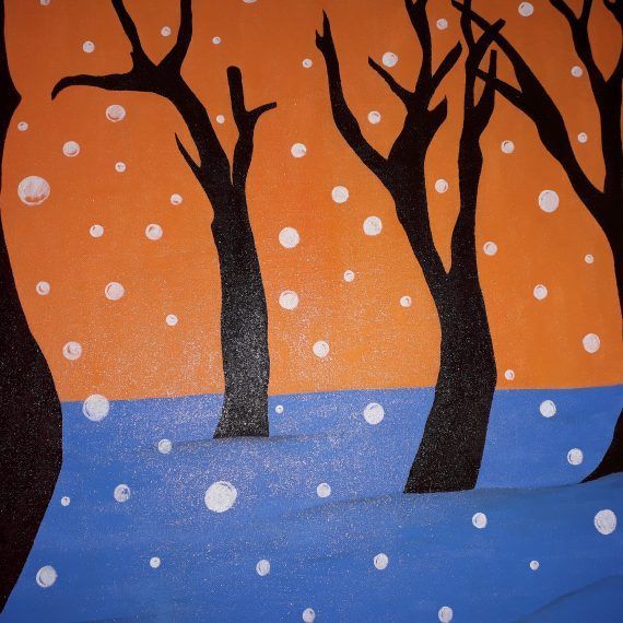 PAISAJE - Acrílico sobre lienzo (Colección privada)