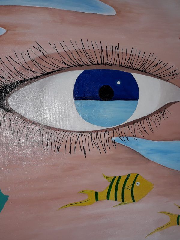 OJO - Acrílico sobre lienzo (Colección privada)