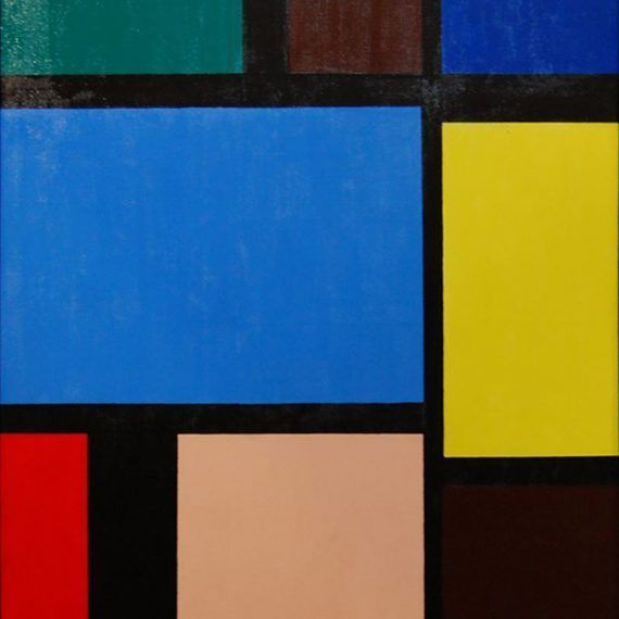 COMPOSICIÓN GEOMÉTRICA - Acrílico sobre lienzo