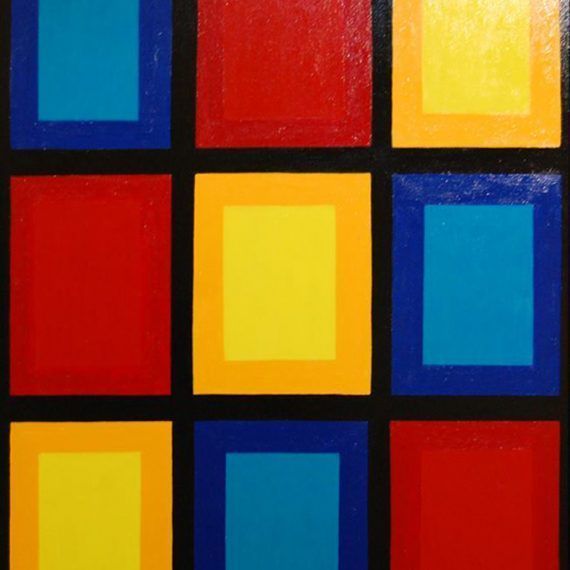 COMPOSICIÓN GEOMÉTRICA - Acrílico sobre lienzo