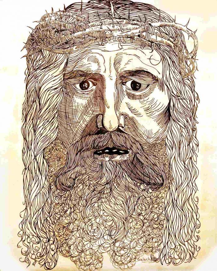 CRISTO - Tinta (Colección privada)