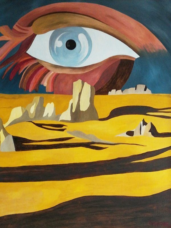 EL OJO - Óleo sobre lienzo - 73 x 60 cm