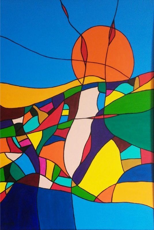 SIN TÍTULO - Acrílico sobre lienzo - 70 x 50 cm