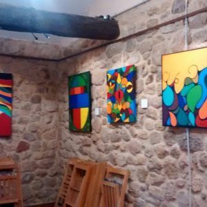 Cuadros de la exposición
