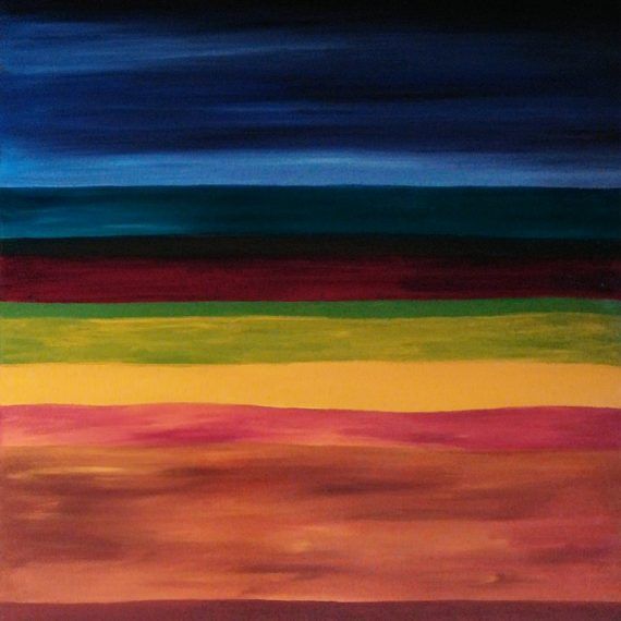 PAISAJE - Acrílico sobre lienzo