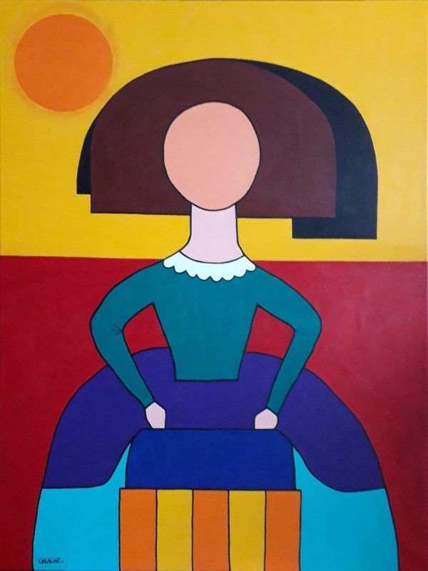 MENINA - Acrílico sobre lienzo - 60 x 80 cm
