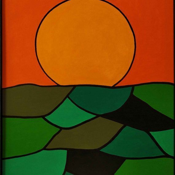 PAISAJE - Acrílico sobre lienzo