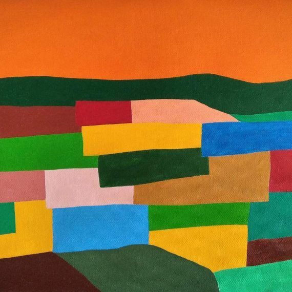 PAISAJE - Acrílico sobre lienzo - 30 x 42 cm