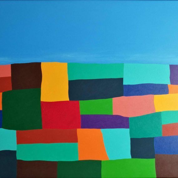 Paisaje - Acrílico sobre lienzo - 100 x 70 cm