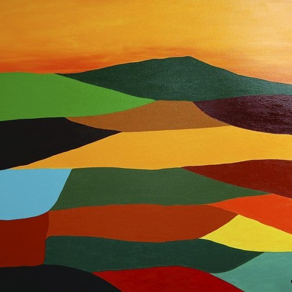 PAISAJE - Acrílico sobre lienzo