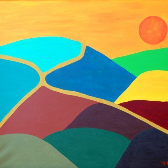 PAISAJE - Acrílico sobre lienzo
