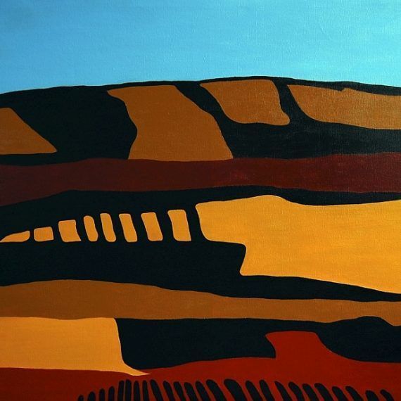 PAISAJE - Acrílico sobre lienzo (Colección privada)