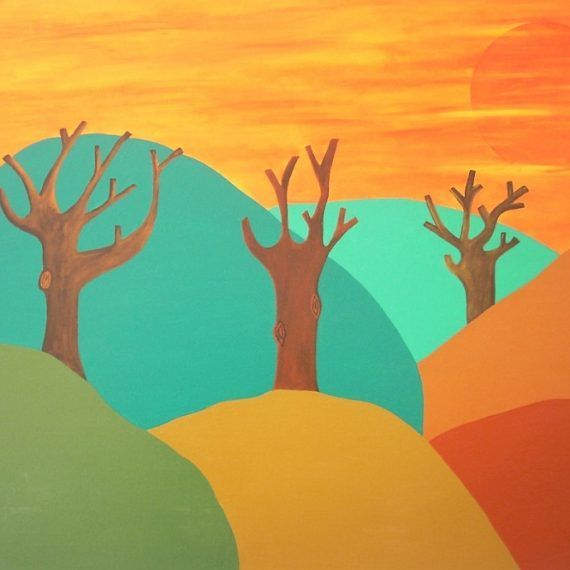 PAISAJE - Acrílico sobre lienzo