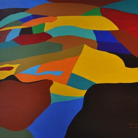 PAISAJE - Acrílico sobre lienzo (Colección privada)