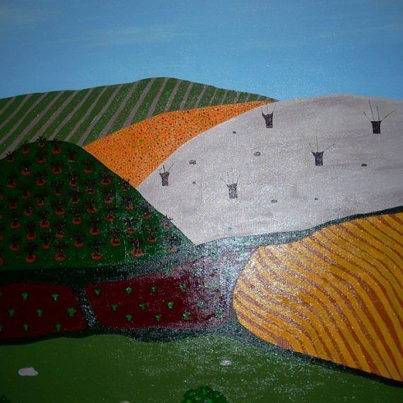 PAISAJE - Acrílico sobre lienzo - 120 x 80 cm