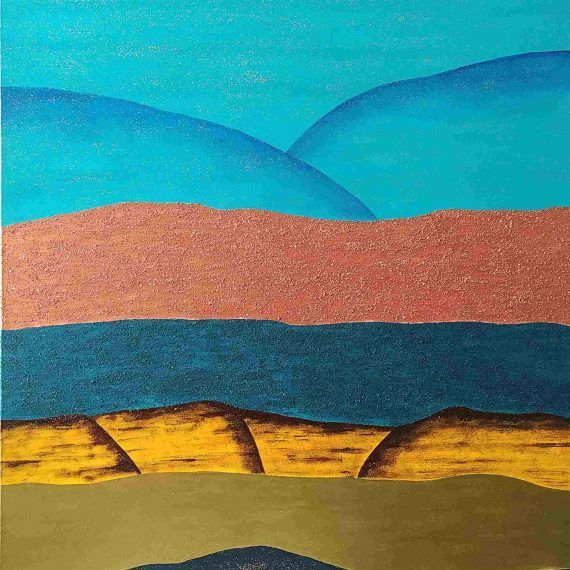 PAISAJE - Acrílico sobre lienzo