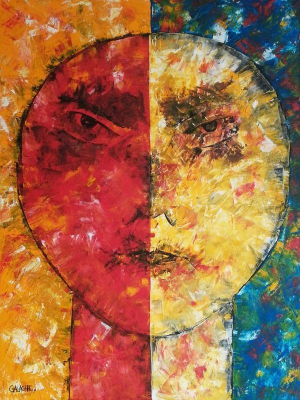 QUIÉN ES? - Acrílico sobre lienzo - 80 x 60 cm