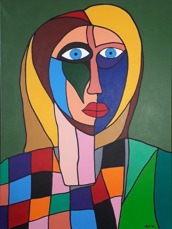 RUBIA - Acrílico sobre lienzo - 60 x 80 cm