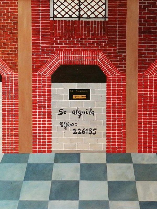 SE ALQUILA - Óleo sobre lienzo (Colección privada)