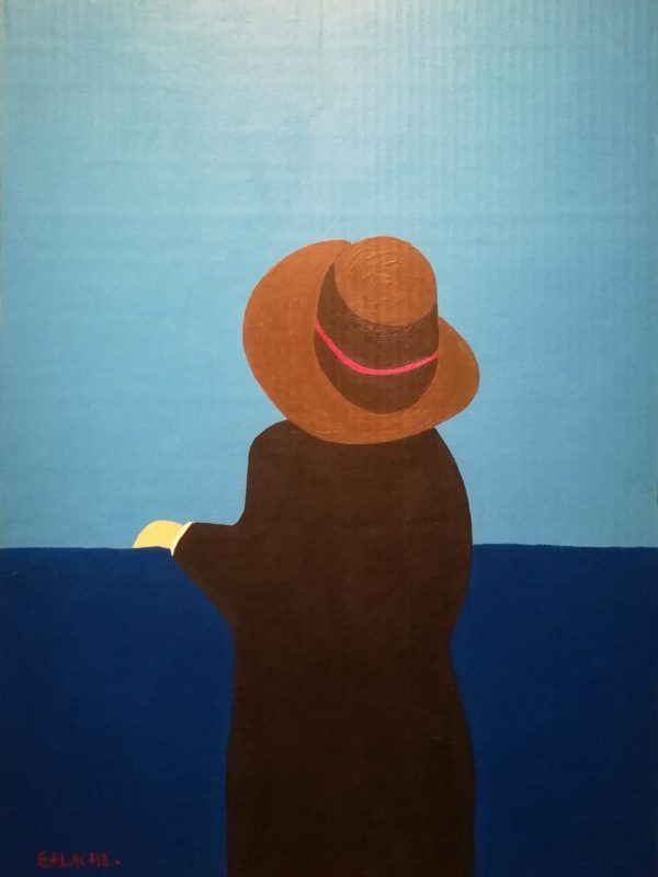 CRUCERO - Acrílico sobre lienzo - 80 x 60 cm (También realizado en Acrílico sobre cartón - 37 x 27 cm)