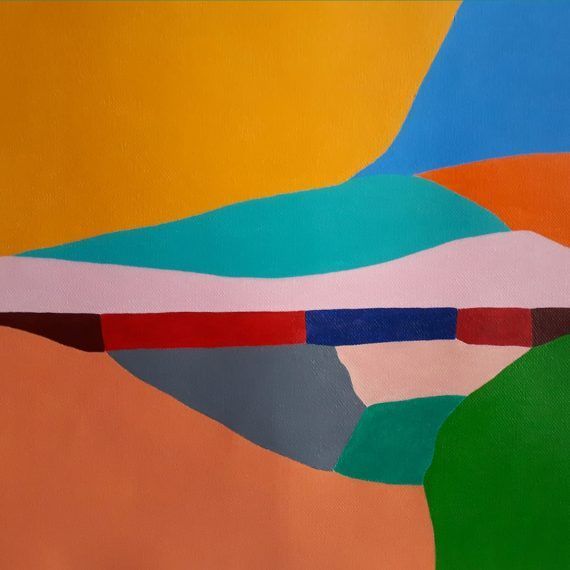 PAISAJE - Acrílico sobre lienzo - 42 x 30 cm
