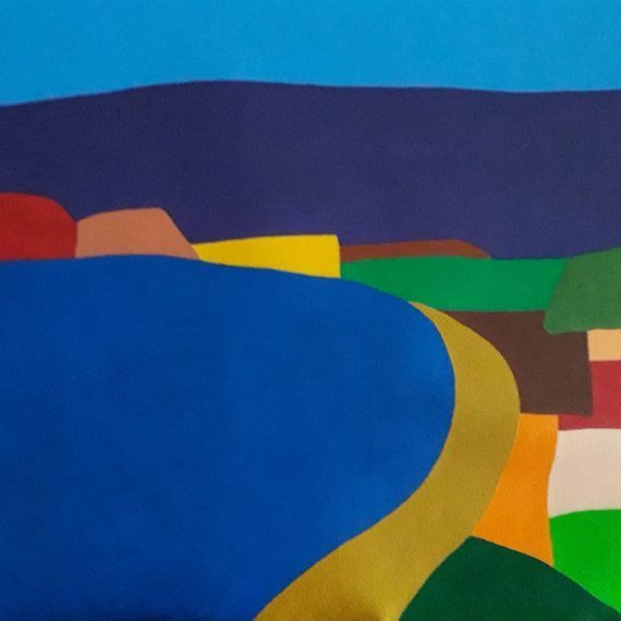 PAISAJE - Acrílico sobre lienzo - 42 x 30 cm