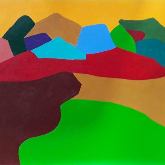 PAISAJE - Acrílico sobre lienzo - 42 x 30 cm