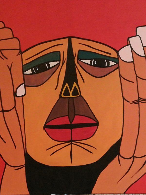QUIÉN SOY? - Acrílico sobre lienzo - 70 x 60 cm