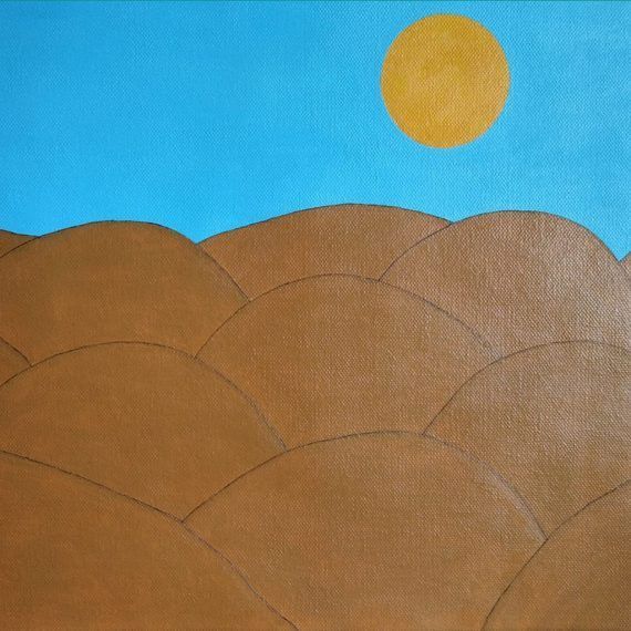 DUNAS - Acrílico sobre lienzo - 42 x 30 cm