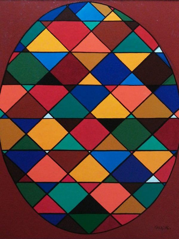 COMPOSICIÓN GEOMÉTRICA- Acrílico sobre lienzo - 60 x 80 cm (Colección privada)