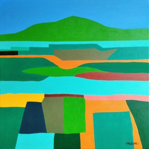 PAISAJE - Acrílico sobre lienzo - 60 x 60 cm