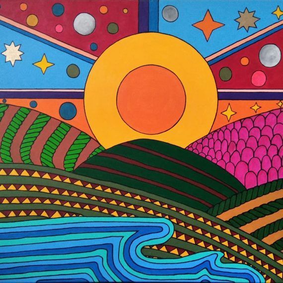 PAISAJE - Acrílico sobre lienzo - 60 x 80 cm