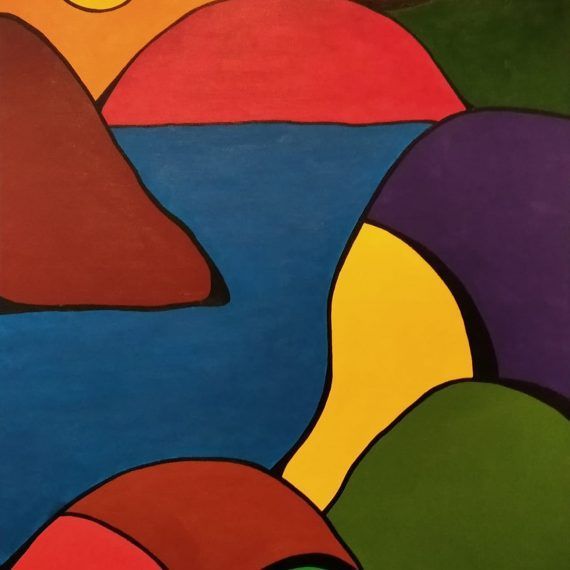 AMANECER - Acrílico sobre lienzo - 50 x 70 cm