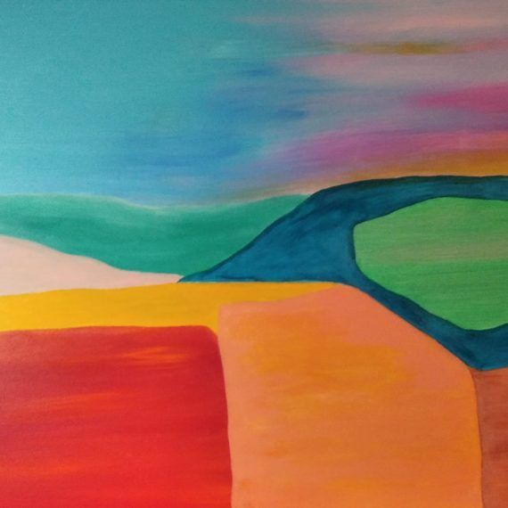 PAISAJE - Acrílico sobre lienzo - 70 x 50 cm